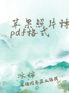 苹果照片转换为pdf格式