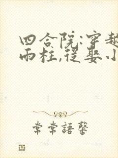 四合院:穿越何雨柱,从娶小当开始