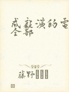 成毅演的电视剧全部