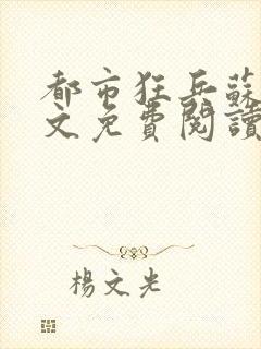 都市狂兵苏锐全文免费阅读