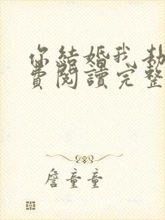 你结婚我劫婚免费阅读完整