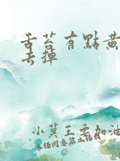 舌苔有点黄怎么去掉