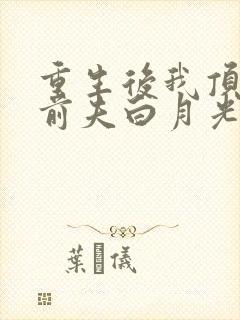 重生后我顶替了前夫白月光txt全本