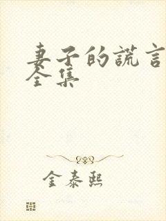 妻子的谎言免费全集