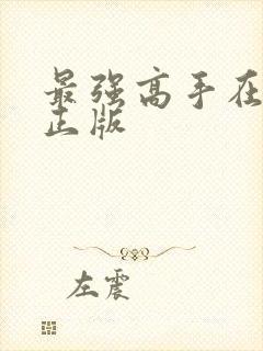 最强高手在都市正版