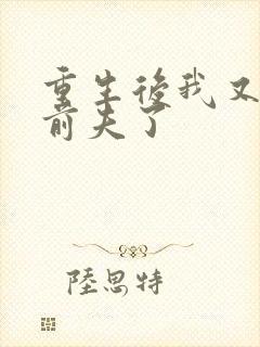 重生后我又嫁给前夫了