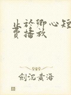 止于卿心短剧免费播放