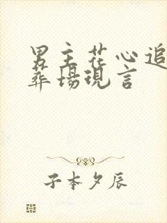 男主花心追妻火葬场现言