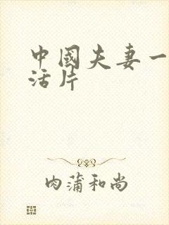 中国夫妻一级生活片