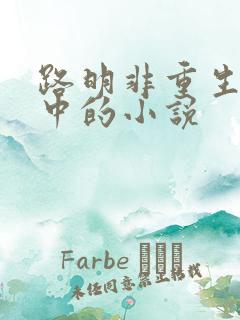 路明非重生回高中的小说
