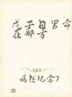 戊子日男命妻子在哪方