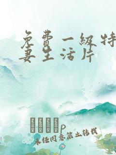 免费一级特黄夫妻生活片