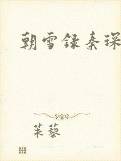 朝雪录秦琛结局