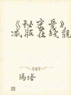 《秘密爱》未删减版在线观看
