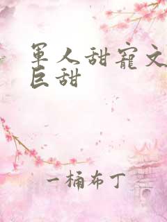 军人甜宠文推荐巨甜