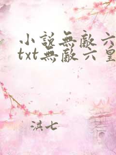 小说无敌六皇子txt无敌六皇子载