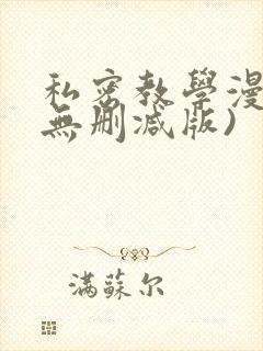 私密教学漫画(无删减版)