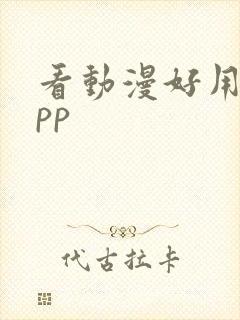 看动漫好用的app