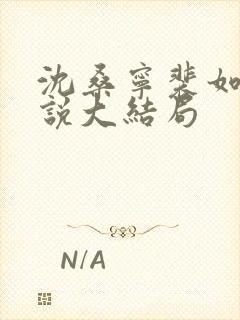 沈桑宁裴如衍小说大结局