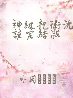 神级龙卫沈浪小说完结版