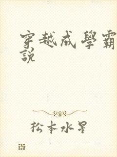 穿越成学霸的小说