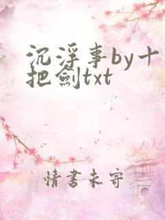 沉浮事by十三把剑txt