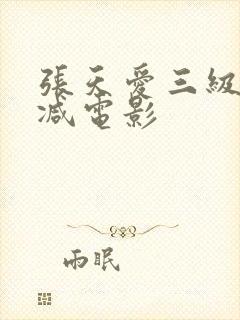 张天爱三级无删减电影