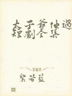 太子爷他过分野短剧全集