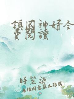 镇国神婿全文免费阅读