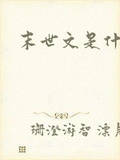 末世文是什么