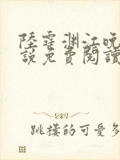 陆霆渊江晚辞小说免费阅读最新章节