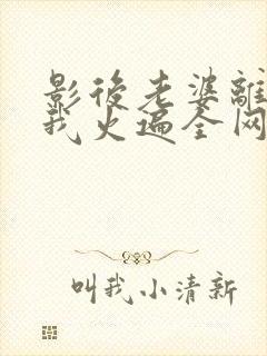 影后老婆离婚后我火遍全网免费观看