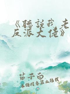 《听说我老婆是反派大佬》免费阅读