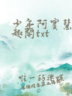 少年阿宾慧钰笔趣阁txt