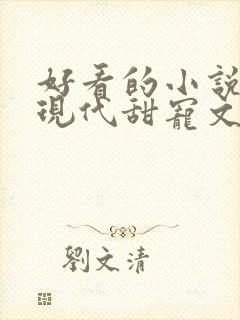 好看的小说言情现代甜宠文