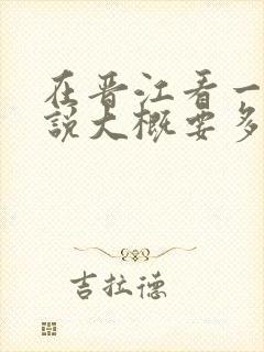 在晋江看一本小说大概要多少钱