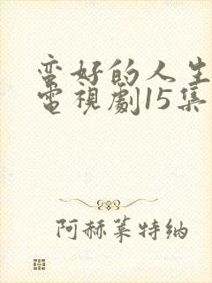 蛮好的人生观看电视剧15集完整版