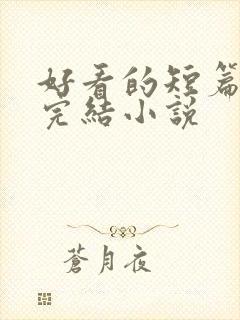 好看的短篇言情完结小说