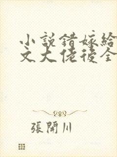 小说错嫁给年代文大佬后全本阅读