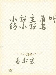 小说主角叫季枫的小说名