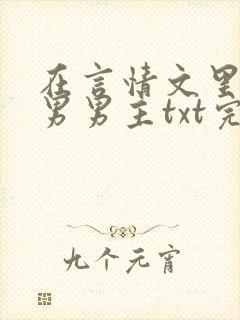 在言情文里撩直男男主txt完整版