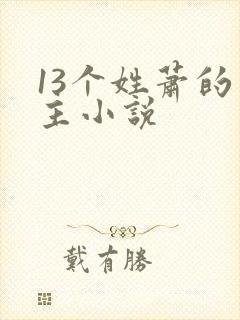 13个姓萧的男主小说