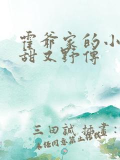 霍爷家的小祖宗甜又野传