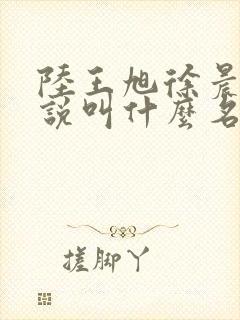 陆王旭徐晨月小说叫什么名字