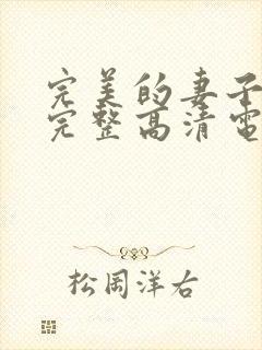 完美的妻子免费完整高清电视剧在线看