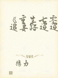 《重生七零团长追妻路迢迢》