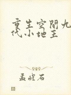 重生空间九零年代小地主
