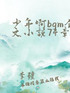 少年啊bgm全文小说74章