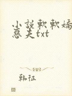 小说软软娇妻驭恶夫txt