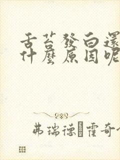 舌苔发白还疼是什么原因呢